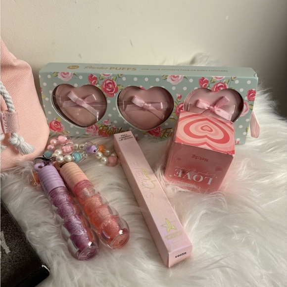 Dior Pink Mini Bag , Lily Pulitzer Cosmetic Bag, Makeup Set - Picture 7 of 7